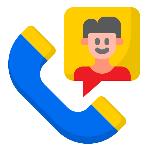 Phone call srip Flat icon