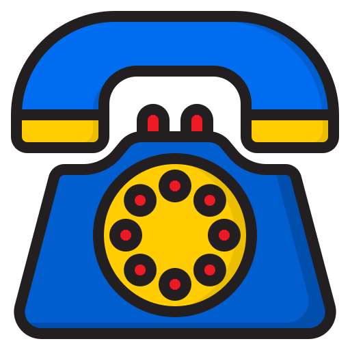 Telephone srip Lineal Color icon
