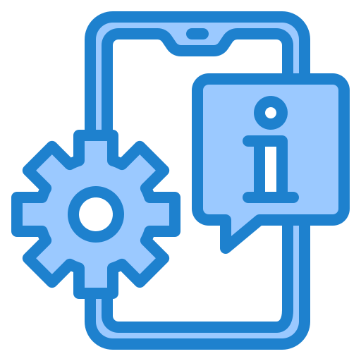 Technical Support srip Blue icon