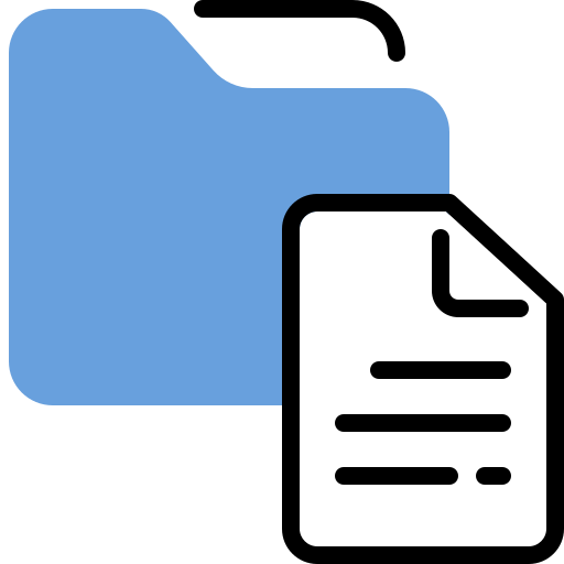 파일 폴더 Winnievizence Blue icon