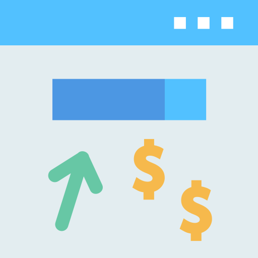Pay per click SBTS2018 Flat icon