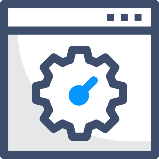 ウェブの最適化 SBTS2018 Blue icon