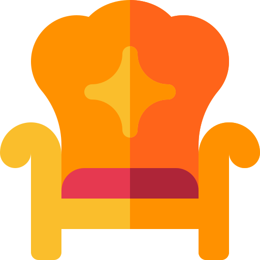 trono Basic Rounded Flat icona