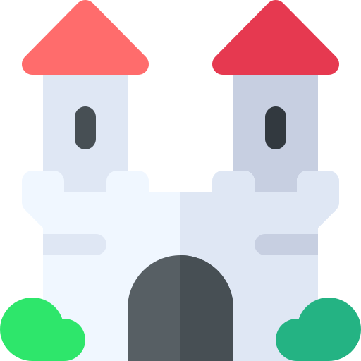 Castle Basic Rounded Flat icon