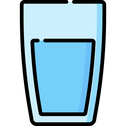 Glass of water Special Lineal color icon