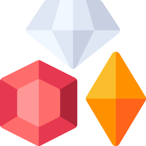 diamante Basic Rounded Flat icono