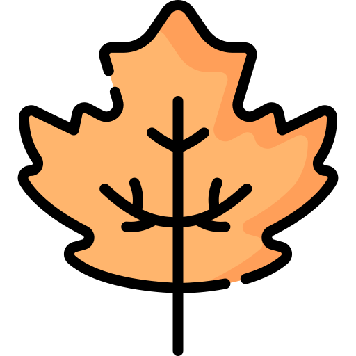 feuilles d'arbre d'automne Special Lineal color Icône