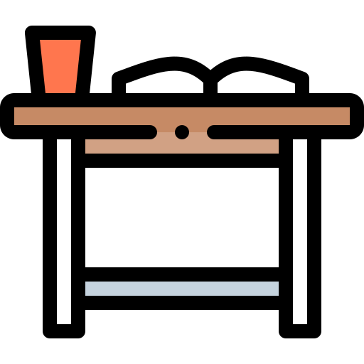 escritorio Detailed Rounded Lineal color icono