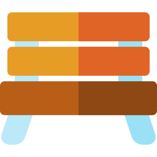 Bench Basic Rounded Flat icon