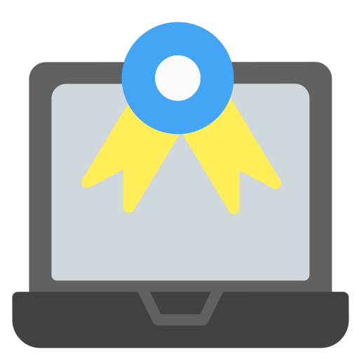 certification Generic Flat Icône