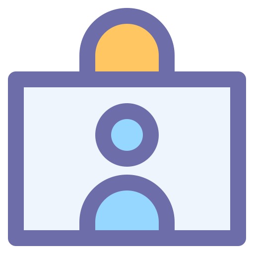 Id card Generic Outline Color icon