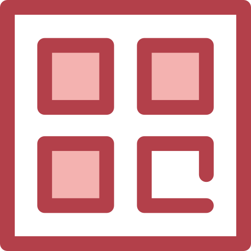 menu Monochrome Red ikona
