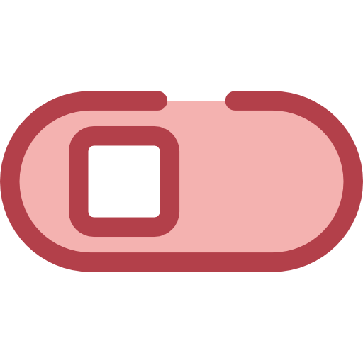 interruttore Monochrome Red icona