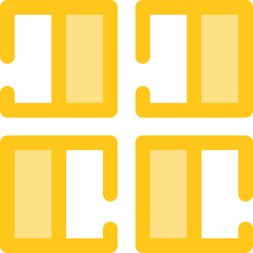 speisekarte Monochrome Yellow icon
