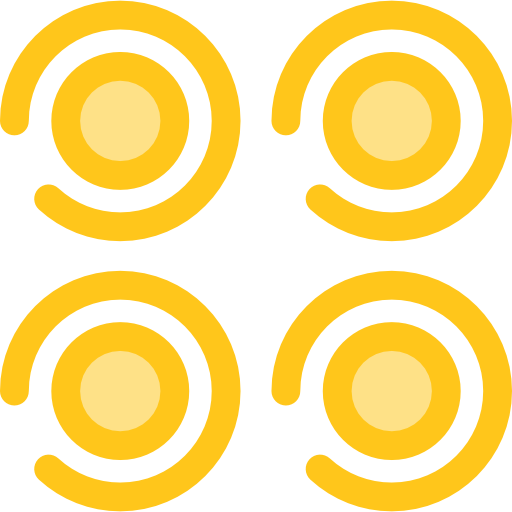 menù Monochrome Yellow icona