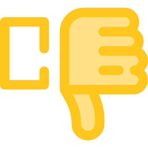 disgusto Monochrome Yellow icono