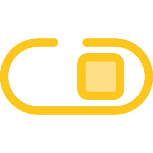 Switch Monochrome Yellow icon