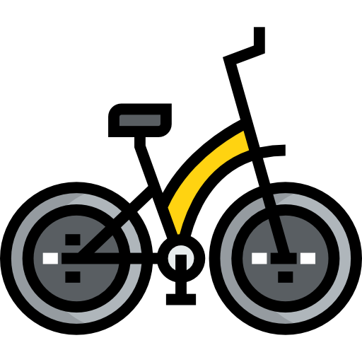 자전거 Detailed Straight Lineal color icon