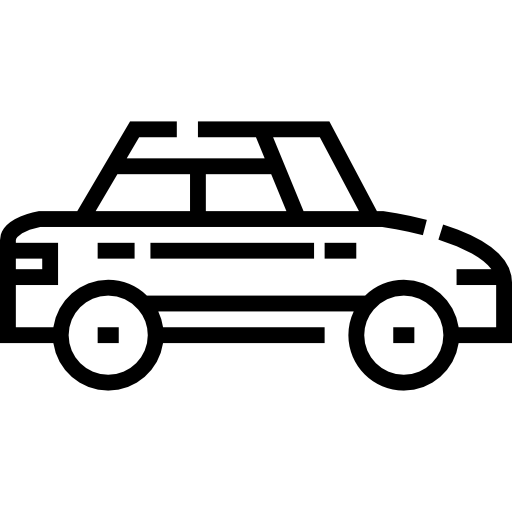 자동차 Detailed Straight Lineal icon