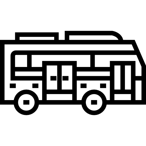 버스 Detailed Straight Lineal icon