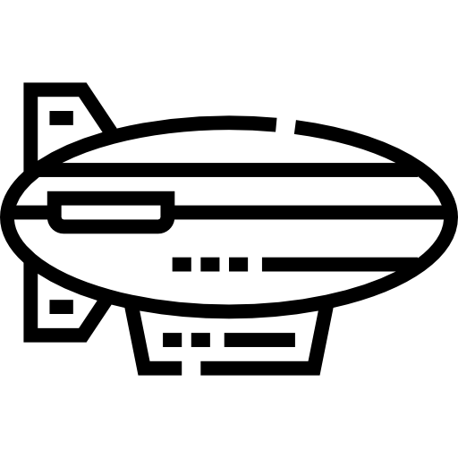 zeppelin Detailed Straight Lineal icon
