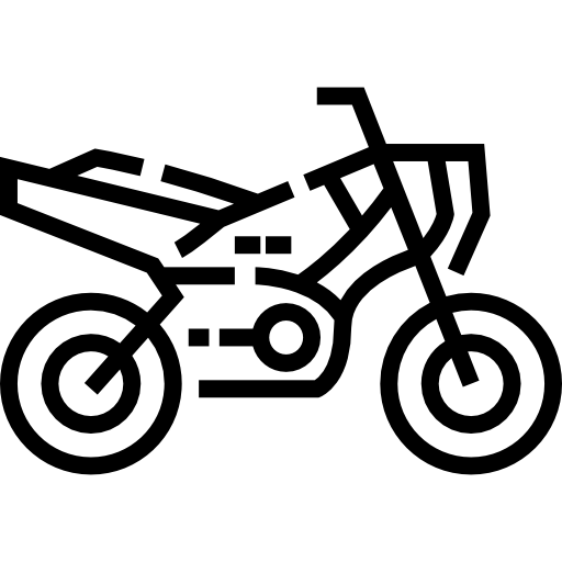 мотоцикл Detailed Straight Lineal иконка