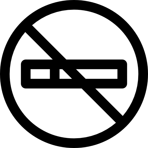 proibido fumar Basic Rounded Lineal Ícone