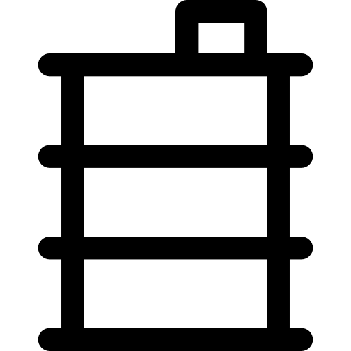 barril Basic Rounded Lineal Ícone