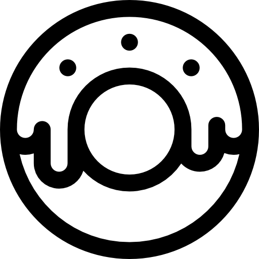 ドーナツ Basic Rounded Lineal icon