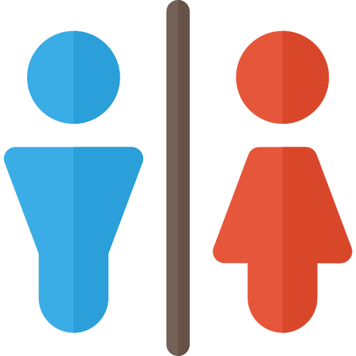Bathroom Basic Rounded Flat icon