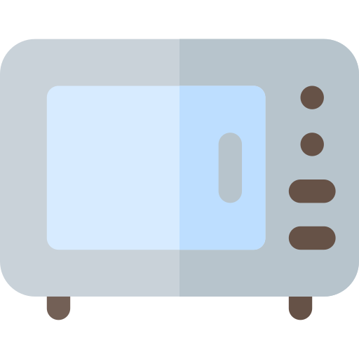 mikrowelle Basic Rounded Flat icon