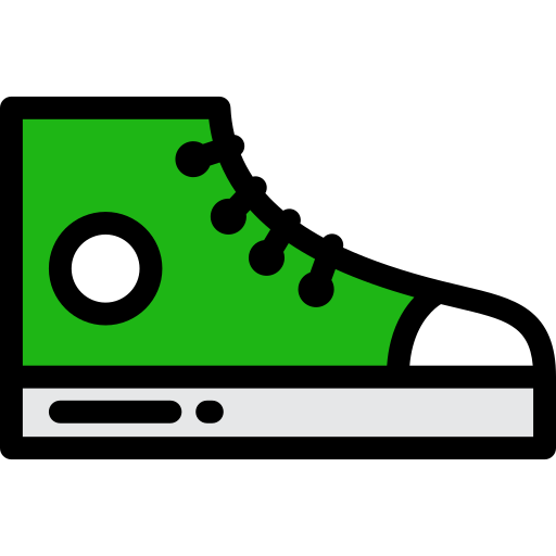 Shoes Detailed Rounded Lineal color icon