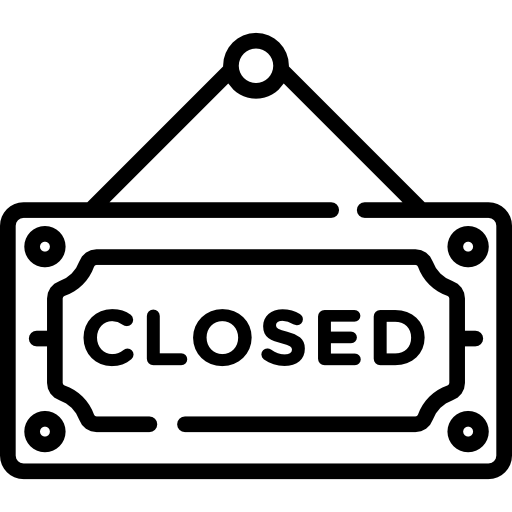 Closed Special Lineal icon