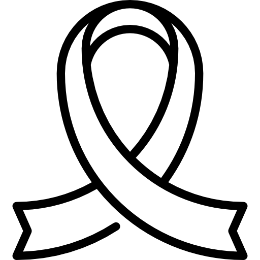 Purple ribbon Special Lineal icon