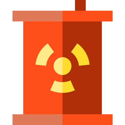 放射性 Basic Straight Flat icon