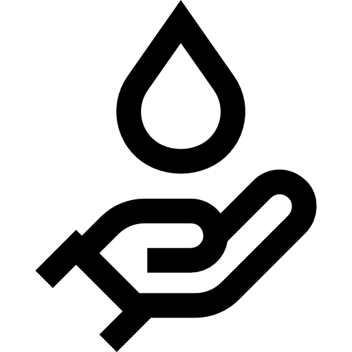 agua Basic Straight Lineal icono