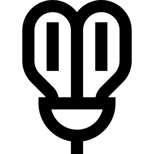 bombilla Basic Straight Lineal icono