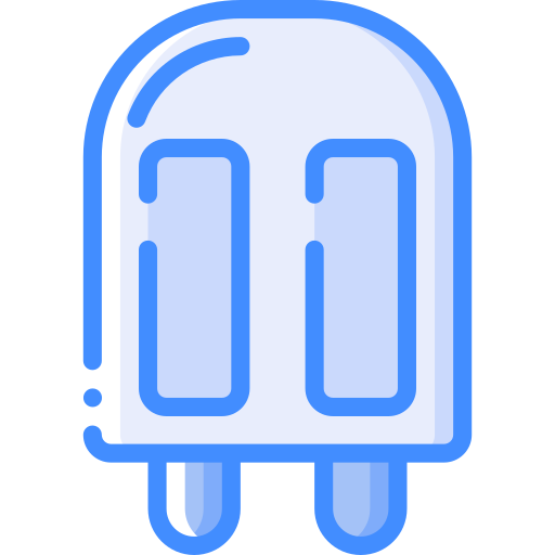 Ice lolly Basic Miscellany Blue icon
