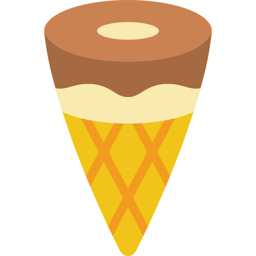 crème glacée Basic Miscellany Flat Icône