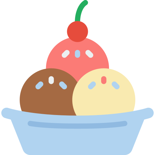 Ice cream Basic Miscellany Flat icon