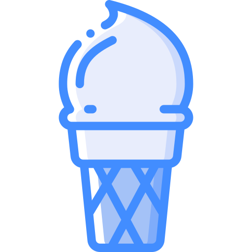 アイスクリーム Basic Miscellany Blue icon