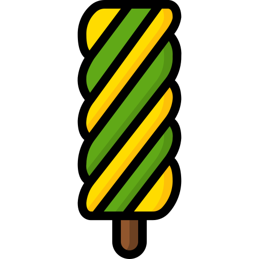 Мороженое на палочке Basic Miscellany Lineal Color иконка