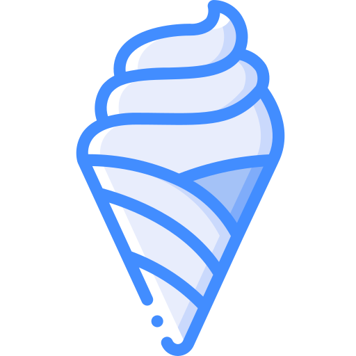 アイスクリーム Basic Miscellany Blue icon