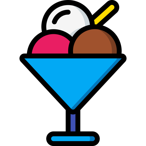 Sundae Basic Miscellany Lineal Color icon
