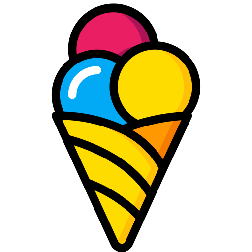 Ice cream Basic Miscellany Lineal Color icon