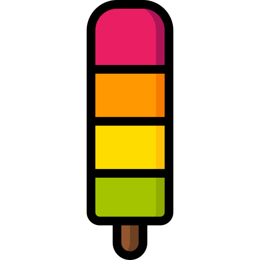 Мороженое на палочке Basic Miscellany Lineal Color иконка