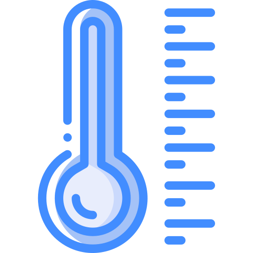 온도 Basic Miscellany Blue icon
