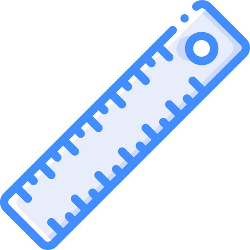 liniaal Basic Miscellany Blue icoon