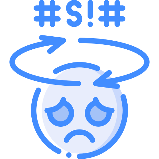 emoji Basic Miscellany Blue Ícone