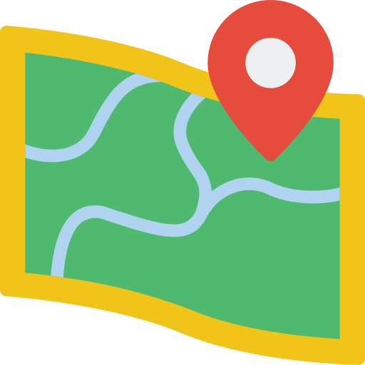 地図 Basic Miscellany Flat icon